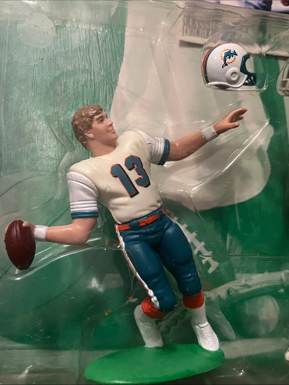 1997 Starting Lineup Classic Doubles Dan Marino Bob Griese Miami Dolphins Kenner